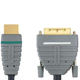 Bandridge Blue HDMI - DVI-D Dual Link 1m