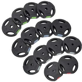 Viavito Tri Grip Vinyl Standard Weight Plates 2x10kg