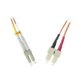 MicroConnect Multimode OM3 50/125 LC/UPC - SC/UPC 1.5m