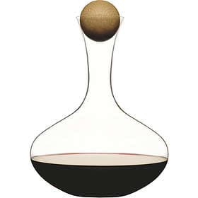 Sagaform Oval Oak Carafe With Oak Cork 200cl