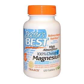 Doctor's Best High Absorption Magnesium 100mg 120 Tablets
