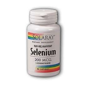 Solaray Selenium 200mcg 90 Capsules