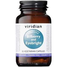Viridian Bilberry and Eyebright 30 Capsules