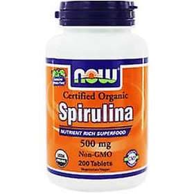 Now Foods Spirulina 500mg 200 Tablets