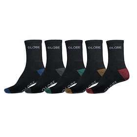 Globe Ingles Crew Sock 5-Pack