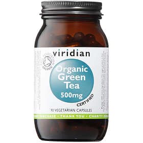 Viridian Organic Green Tea Leaf 500mg 90 Kapslar
