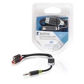 König KNA 3.5mm - 2RCA M-F 0.2m