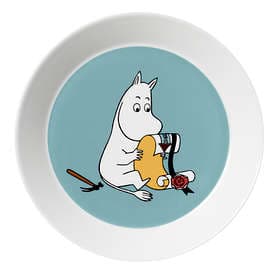 Arabia Mumin Mumintrollet Blå Plate Ø19cm