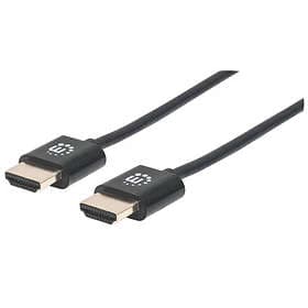Manhattan Slim HDMI - HDMI High Speed with Ethernet 0.5m