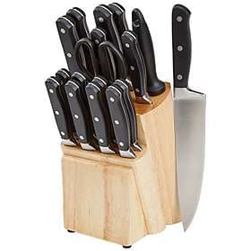 AmazonBasics Knife Block Set 15-pack