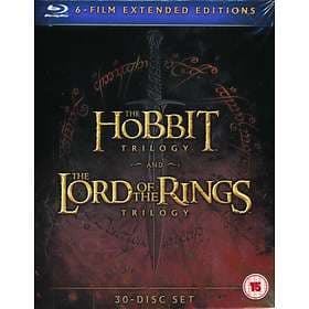 The Hobbit Trilogy + The LOTR Trilogy - Extended Edition (UK) (Blu-ray)