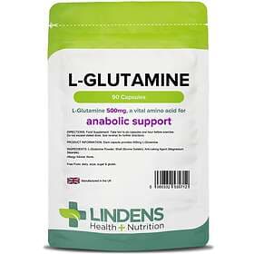Lindens L-Glutamine 500mg 90 Capsules