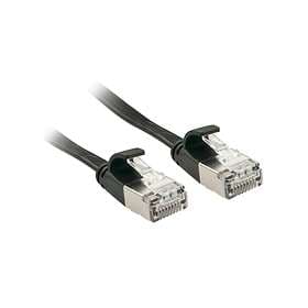Lindy Flat U/FTP Cat6a RJ45 - RJ45 3m