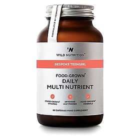 Wild Nutrition Food-Grown Daily Multi Nutrient Teengirl 60 Capsules