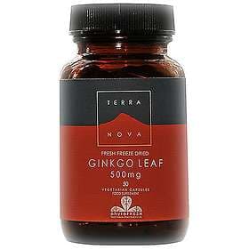 Terra Nova Ginkgo Leaf 500mg 50 Capsules