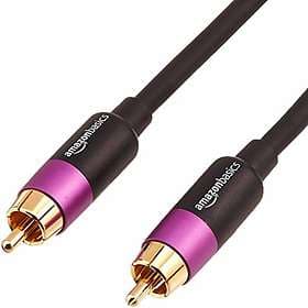 AmazonBasics Subwoofer 1RCA - 1RCA 4.6m