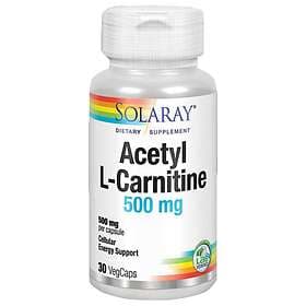 Solaray Acetyl L-Carnitine 500mg 30 Capsules