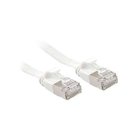 Lindy Flat U/FTP Cat6a RJ45 - RJ45 1m