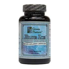 Green Pasture Blue Ice Fermented Cod Liver Oil 120 Capsules