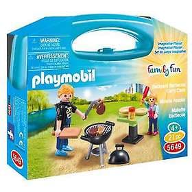 Playmobil Family Fun 5649 Backyard BBQ Carry Case