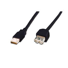 Digitus USB A - USB A M-F 2.0 1.8m