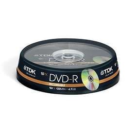 Philips DVD-R 4.7GB 16x 10-pack Cakebox