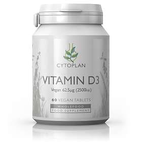 Cytoplan Vitamin D3 2500IU 60 Tabletter