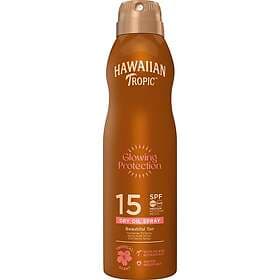 Hawaiian Tropic Glowing Protection Dry Oil Spray SPF15 180ml