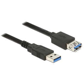 DeLock 24/28AWG USB A - USB A M-F 3.0 3m