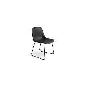 Muuto Fiber Side Chair (sled bas, läder)