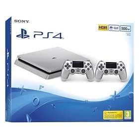 Sony PlayStation 4 (PS4) Slim 500GB (incl. 2nd DualShock) - Silver Edition
