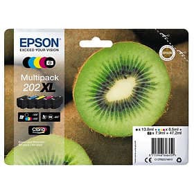 Epson 202XL (Black/Cyan/Magenta/Gul)