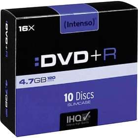 Intenso DVD+R 4.7GB 16x 10-pack Slim Case