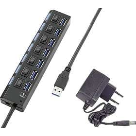 Renkforce 7-Port USB 3.0 External (1607017)
