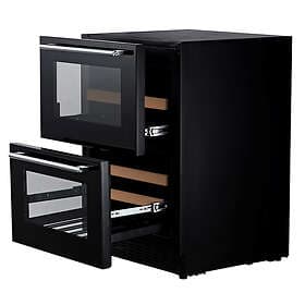 mQuvée WineCave 60DD Fullglass (Black)