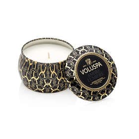 Voluspa Ambre Lumiere Decorative Tin Candle