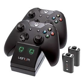 Venom Twin Xbox Charging Series Dock with 2 x Rechargeable Battery Packs - Black
