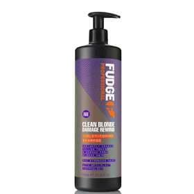 Fudge Clean Blonde Damage Rewind Violet Toning Shampoo 1000ml