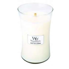 WoodWick White Tea & Jasmine Large Scented Candle