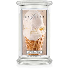 Kringle Candle Vanilla Cone Large Classic Jar 2 Wick Scented Candle