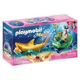 Playmobil Magic 70097 King of the Sea with Shark Carriage