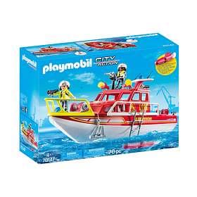 Playmobil City Action 70147 Fire Rescue Boat