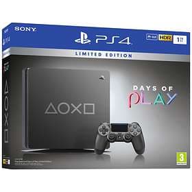 Sony PlayStation 4 (PS4) Slim 1TB - Days of Play Limited Edition