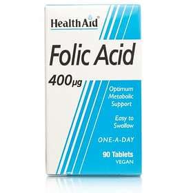 HealthAid Folic Acid 400mcg 90 Tablets