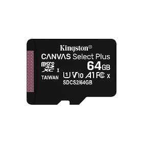 Kingston Canvas Select Plus microSDXC Class 10 UHS-I U1 V10 A1 100MB/s 64GB
