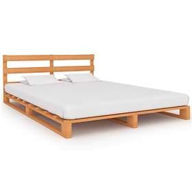 vidaXL Furu Bed Frame 160x200cm