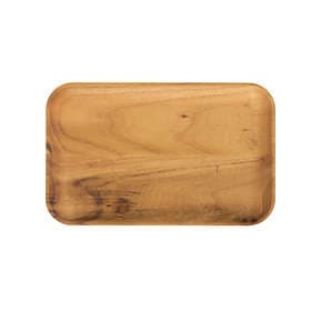 Aida Raw Teak Plate 23.7x14.9cm