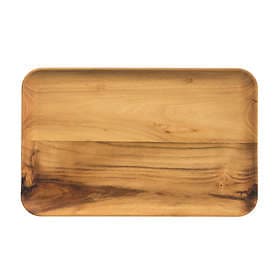 Aida Raw Teak Plate 31.7x20.2cm