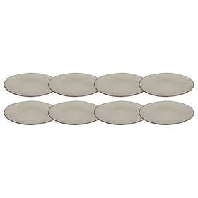 Broste Copenhagen Nordic Sand Plate Ø26cm 8-pack