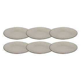 Broste Copenhagen Nordic Sand Plate Ø26cm 6-pack